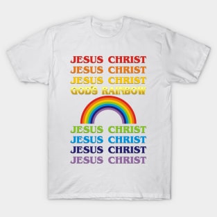 Jesus Christ - God's Rainbow T-Shirt